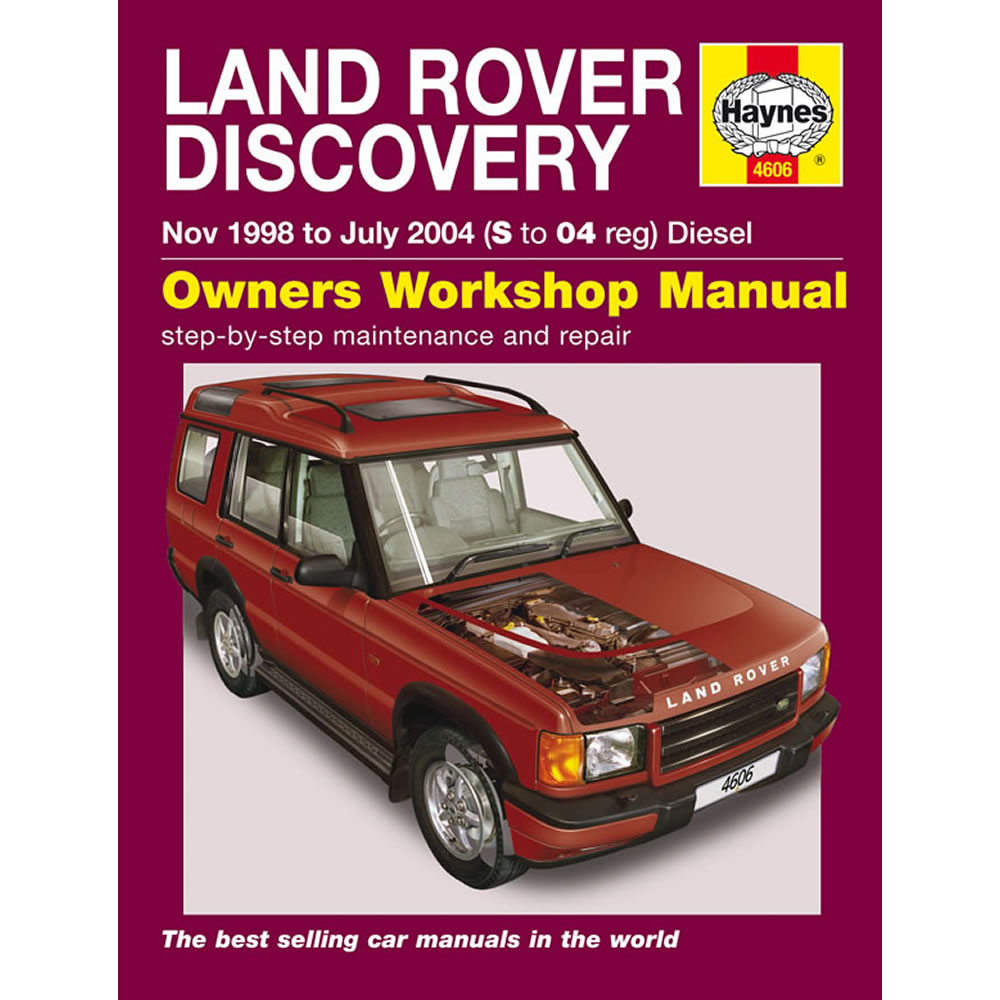 Land Rover Discovery Haynes Manual 1998-04 2.5 Diesel Workshop Manual