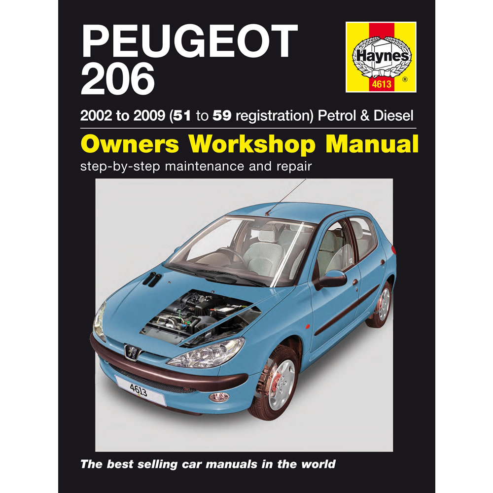 Peugeot 206 Haynes Manual 2002-09 1.1 1.4 1.6 2.0 Petrol 1.4 2.0 Diesel