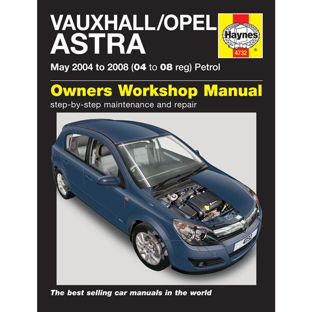 Vauxhall Astra Haynes Manuals 2004-08 1.4 1.6 1.8 Petrol Workshop Manual