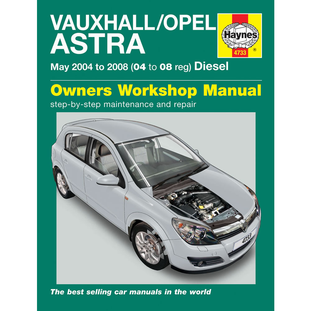 Vauxhall Astra Haynes Manual 2004-08 1.3 1.7 Diesel Workshop