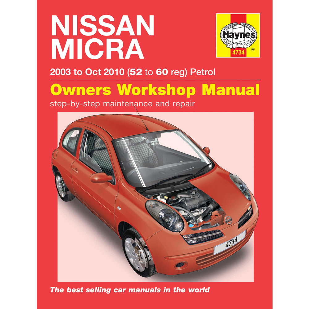 Nissan Micra Haynes Manual 2003-07 1.0 1.2 1.4 Petrol Workshop Manual
