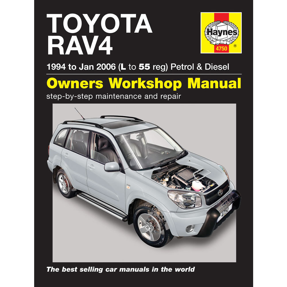 Toyota RAV Haynes Manual 1994-06 4 1.8 2.0 Petrol 2.0 Diesel Workshop Manual
