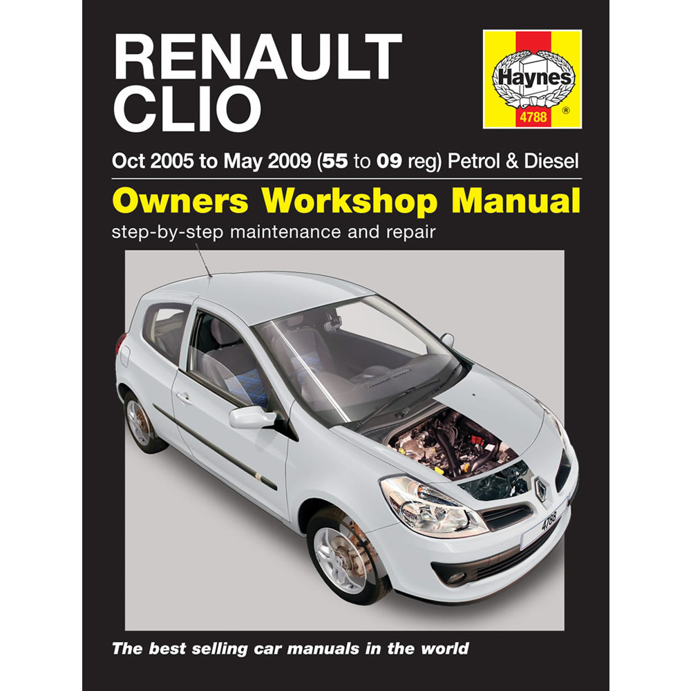 Renault Clio Haynes Manual 2005-09 1.2 1.4 1.6 Petrol 1.5 Diesel