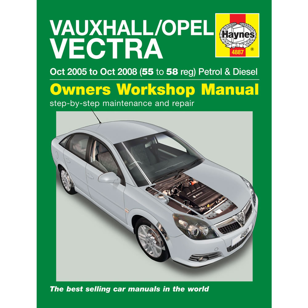 Vauxhall Vectra Haynes Manual 2005-08 1.8 2.2 Petrol 1.9 Diesel