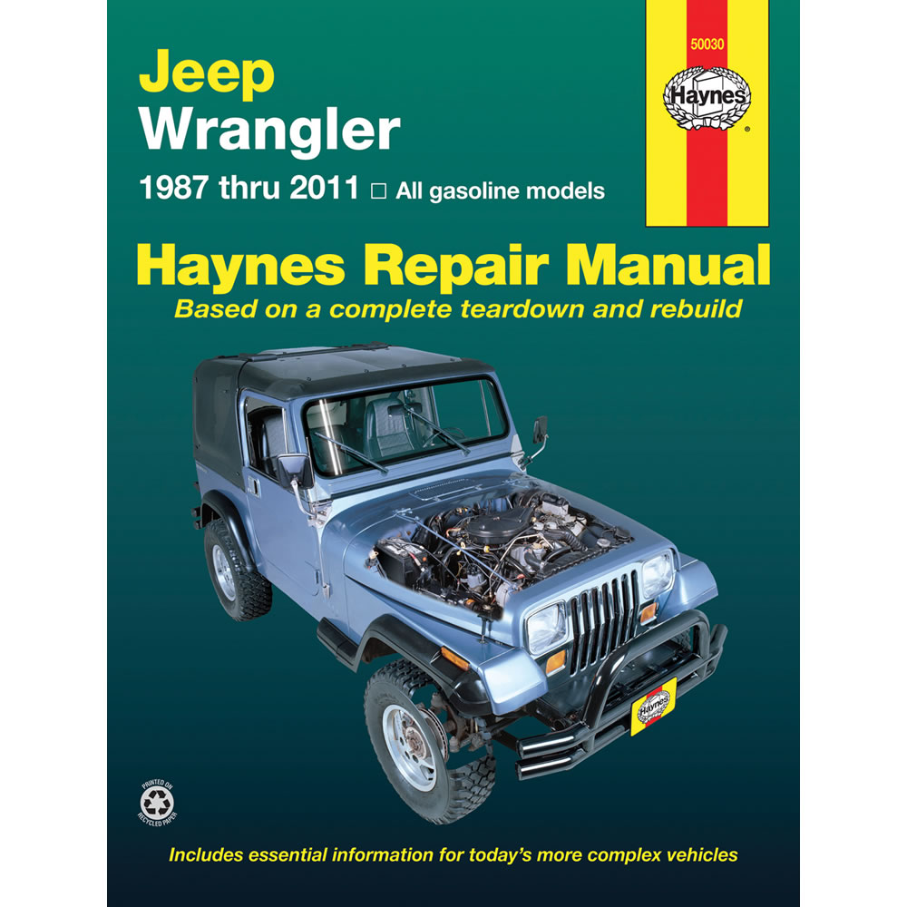 Jeep Wrangler 1987-2017 Haynes USA Workshop Manual