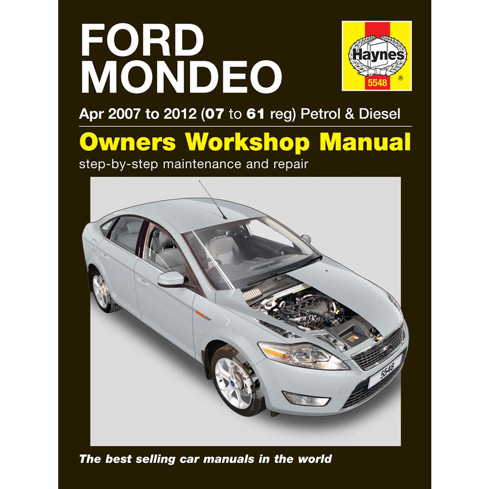 Ford Mondeo Haynes Manual 2007-11 2.0 Petrol 1.8 2.0 Diesel Workshop Manual