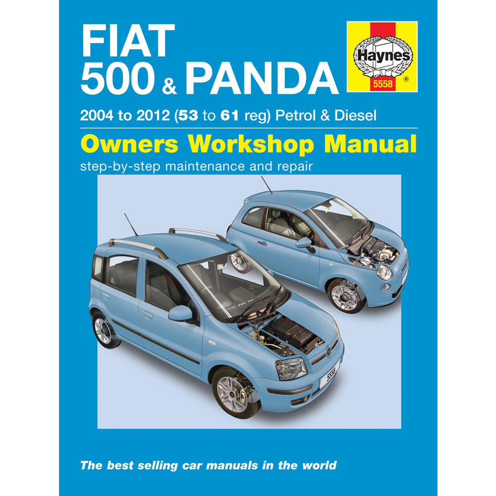 Fiat 500 Panda Haynes Manual 2004-12 1.1 1.2 Petrol 1.3 Diesel Workshop manual