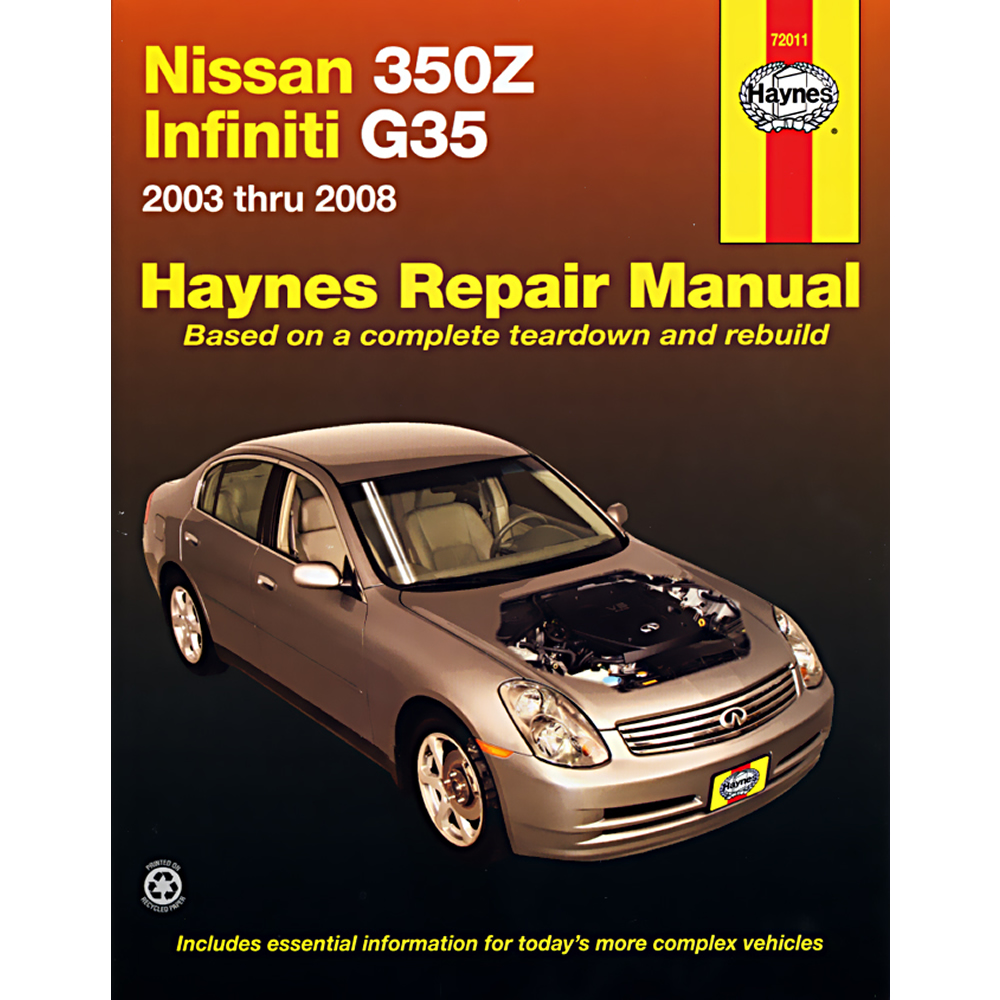 Infiniti G35 2003-2008 Haynes USA Workshop Manual