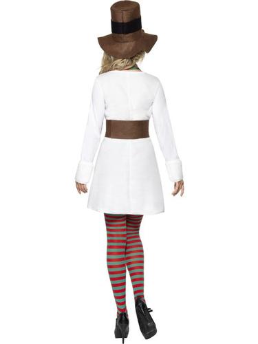 Mr & Miss Snowman Adults Fancy Dress Christmas Winter Wonderland Festive Costume - Picture 14 of 17