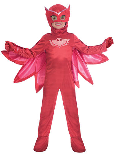Deluxe Eule Mädchen Kostüm PJ Masks Superheld Tier Kinder Kinderkostüm - Bild 3 von 3