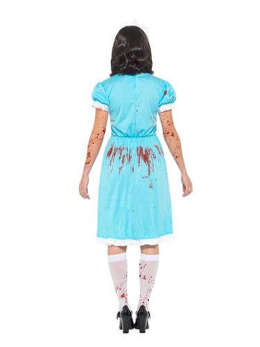 Sangriento Asesino Gemelo Damas Elegante Vestido Brillante Mujeres Adultos Disfraz de Halloween - Imagen 8 de 12