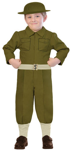 WWII Kids Fancy Dress British World War Two 1930s 40s Wartime Childrens Costumes - Picture 11 of 14
