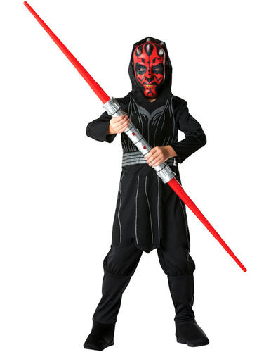 Darth Vader Boy/'s Star Wars Halloween Fancy Dress Kids Costume Child Outfit