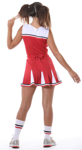 Zombie Cheerleader Ladies Fancy Dress Dead High School Adults Halloween