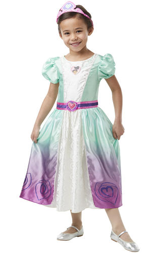 Deluxe Nella Princess Girls Fancy Dress Nickelodeon Knight Childrens Kid Costume - Picture 3 of 6