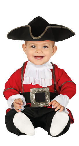 Pirate Captain Boys Fancy Dress Caribbean Book Day Kids Baby Toddlers Costume - Picture 5 of 6