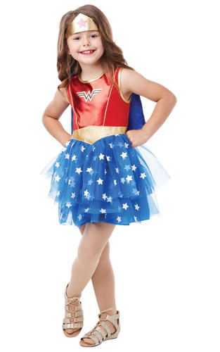 Wonder Woman Girls Fancy Dress DC Comics Superhero Kids World Book Day Costume - Bild 10 von 12