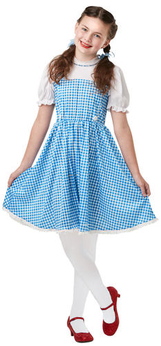Dorothy Mädchen Kostüm + Strumpfhose Zauberer von Oz Kinder Welttag des Buches Kostüm - Bild 4 von 5