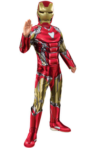 Deluxe Avengers Endgame Boys Fancy Dress Marvel Comics Superhero Kids Costumes - Picture 9 of 28