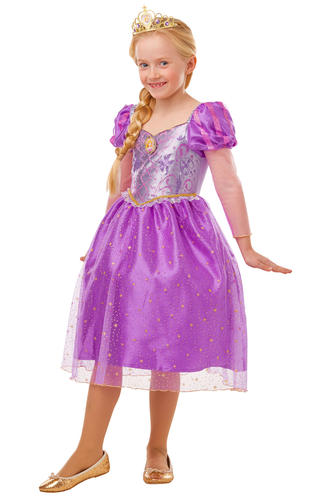 Glitter and Sparkle Disney Princess Girls Fancy Dress Fairy Tale Kids Costumes - Picture 4 of 22
