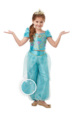 Glitter and Sparkle Disney Princess Girls Fancy Dress Fairy Tale Kids Costumes - Picture 6 of 22