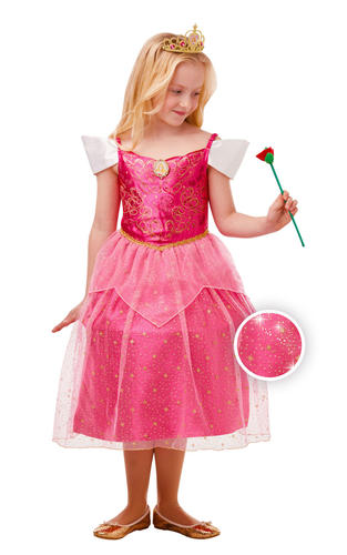 Glitter and Sparkle Disney Princess Girls Fancy Dress Fairy Tale Kids Costumes - Picture 19 of 22