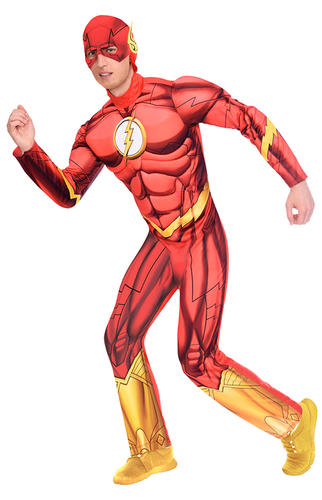 DC Comics Superhero Mens Fancy Dress Comic Hero World Book Day Adults Costumes - Picture 12 of 19