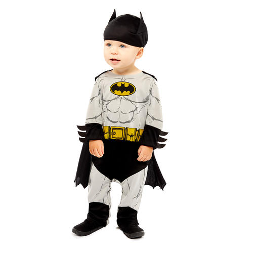 Kids Classic Batman Comic Book Superhero Fancy Dress Babies Toddler Boys Costume
