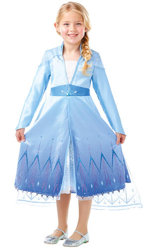 Premium Elsa Kostüm Disney Frozen 2 Märchen Mädchen Kinder Kinderkostüm - Bild 6 von 12