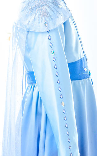 Premium Elsa Kostüm Disney Frozen 2 Märchen Mädchen Kinder Kinderkostüm - Bild 12 von 12