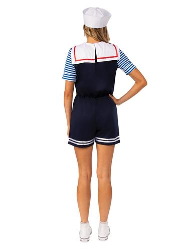 Netflix Stranger Things Robin Scoops Ahoy Sailor Fancy Dress Womans Costume - Picture 4 of 4
