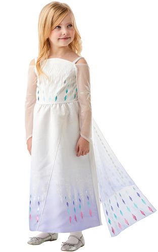 Reina de las Nieves Elsa Premium Niñas Elegante Vestido Cuento de Hadas Niños Día del Libro Disfraz - Imagen 8 de 12