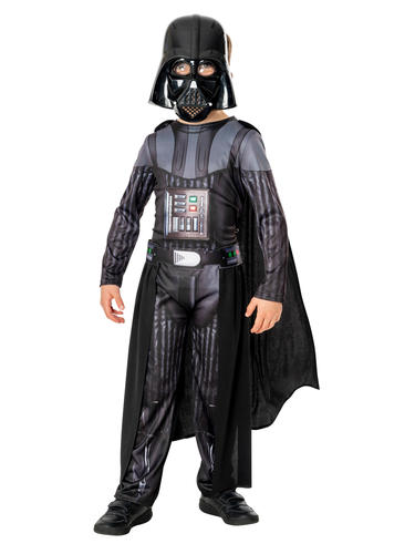 Darth Vader Deluxe Obi Wan Kenobi Fancy Dress Star Wars Costume Kid Book Costume - Picture 3 of 3