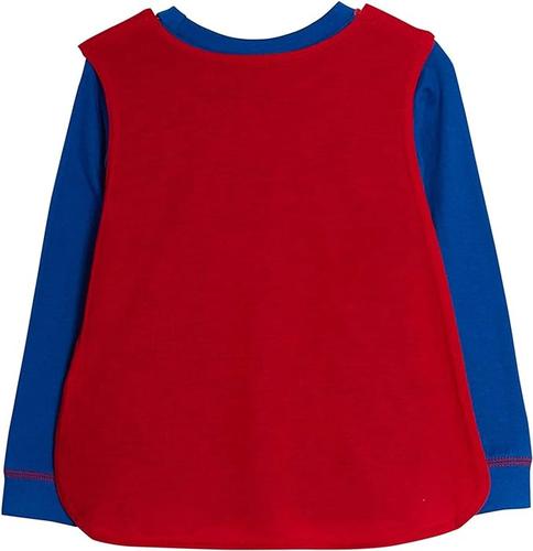 Official Superman Kids Pjs Toddler Boys DC Superhero Character Pyjamas 2-8 Years - Picture 3 of 12