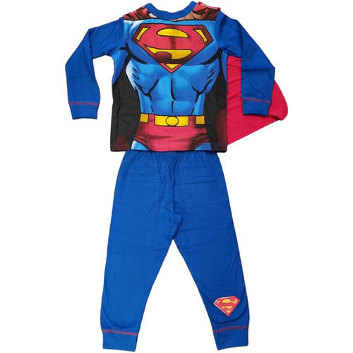 Official Superman Kids Pjs Toddler Boys DC Superhero Character Pyjamas 2-8 Years - Picture 2 of 12