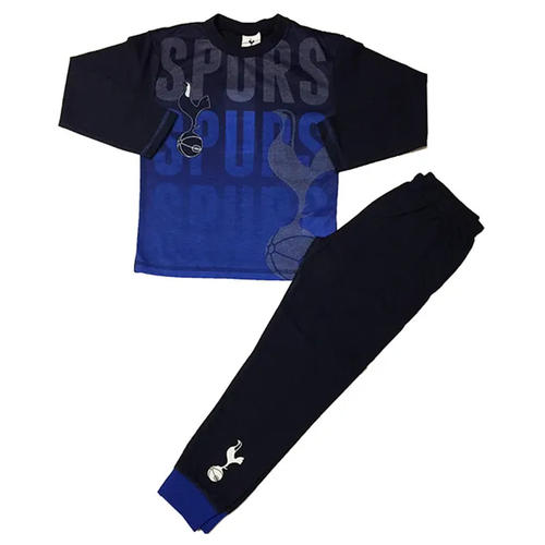 Official Tottenham FC Kids Football Team Pjs Boys Spurs Club Pyjamas 4-12 Yrs - Picture 2 of 6