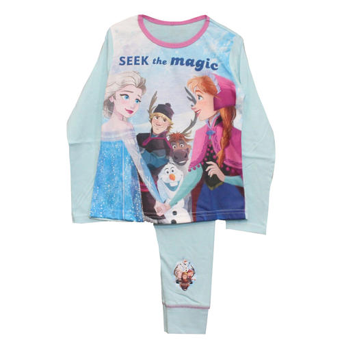 Official Girls Disney Princesses Character Pyjamas Kids PJs Nightwear 2-10 Years - Picture 19 of 37