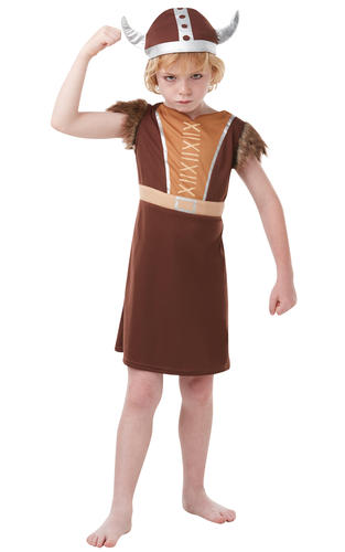 Viking Barbarian Kids Fancy Dress Medieval Saxon Boys Girls Book Day Costume - Picture 9 of 34
