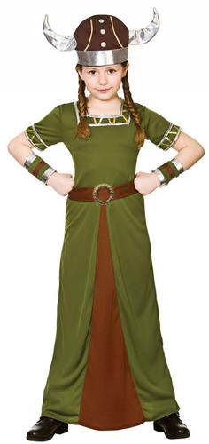 Viking Barbarian Kids Fancy Dress Medieval Saxon Boys Girls Book Day Costume - Picture 26 of 34