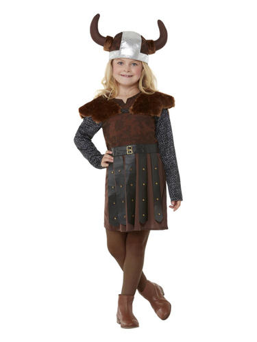 Viking Barbarian Kids Fancy Dress Medieval Saxon Boys Girls Book Day Costume - Picture 30 of 34