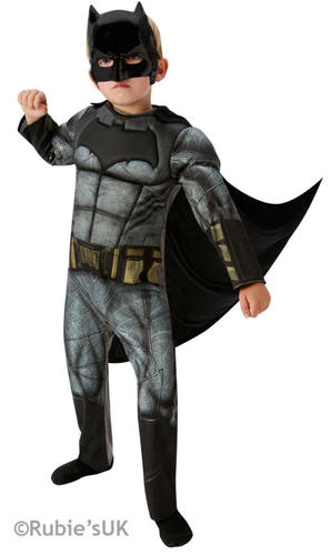 Batman + Mask Boys Fancy Dress Superhero Comic Book Kids Childrens Costume New - Picture 12 of 29