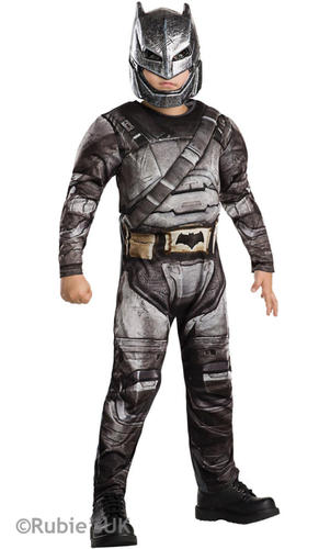 Batman + Mask Boys Fancy Dress Superhero Comic Book Kids Childrens Costume New - Picture 19 of 29