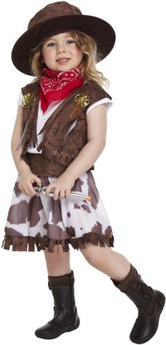 Kinder Cowgirl Wild West Cowboy Kostüm Mädchen Buch Woche Kostüm Jessie Outfit - Bild 8 von 12