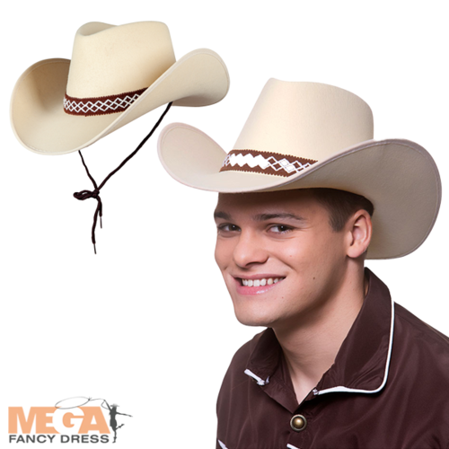 Sombreros de Vaquero Texas Damas Hombres Vestido Elegante Western Vestido Elegante Disfraz Accesorio - Imagen 13 de 46