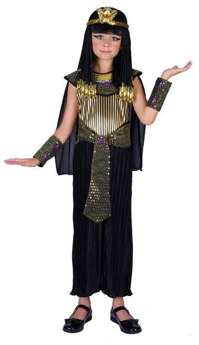 Egyptian Kids Costumes + Headpiece Cleopatra or Pharoah Egypt Childs Fancy Dress - Picture 11 of 14