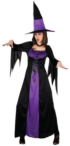 Zauberhafte Hexe Damen Halloween Kostüm Erwachsene Damenkostüm Outfit Neu - Bild 7 von 7