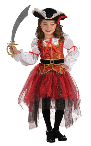 Pirate Kids Costume + Hat Book Week Boys Girls Halloween Fancy Dress Childs 3-8 - Picture 23 of 28