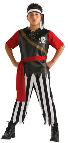 Pirate Kids Costume + Hat Book Week Boys Girls Halloween Fancy Dress Childs 3-8 - Picture 19 of 28