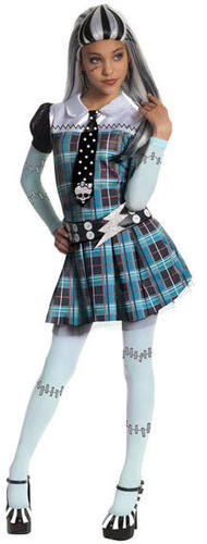 Monster High Girls Fancy Dress Halloween School Kids Childrens Costumes Outfits - Foto 9 di 16