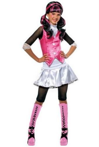 Monster High Girls Fancy Dress Halloween School Kids Childrens Costumes Outfits - Foto 7 di 16